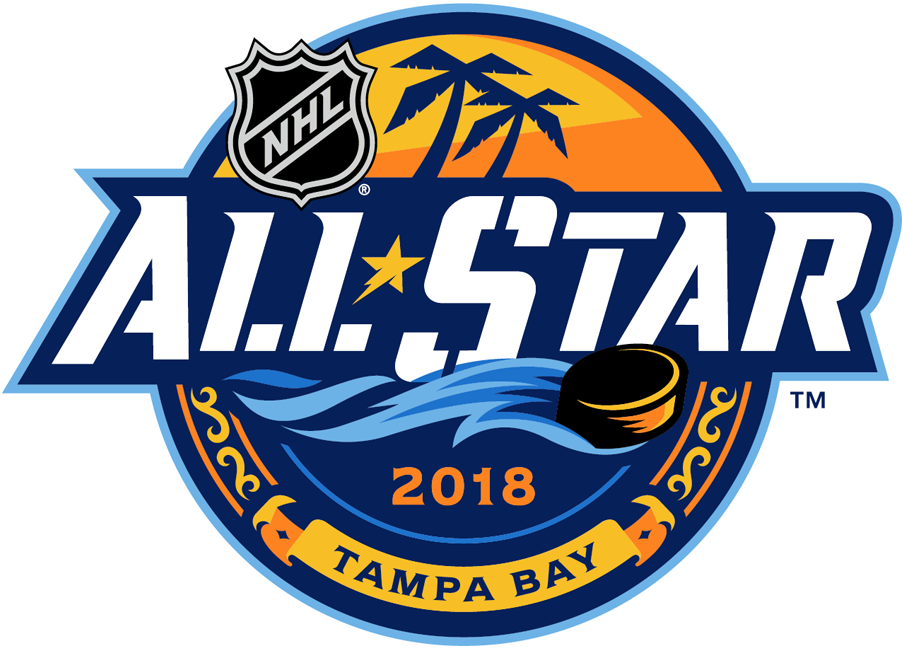 NHL All-Star Game 2018 Primary Logo iron on heat transfer